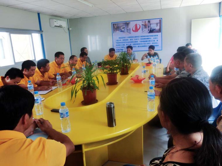 博鰲金灣裝飾項目部舉行開工典禮