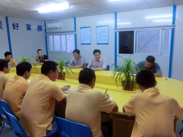 樓錦其董事長赴海南博鰲金灣項(xiàng)目部檢查工作