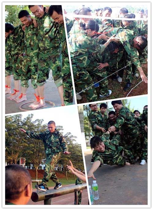 裝飾集團第四分公司軍事拓展訓練