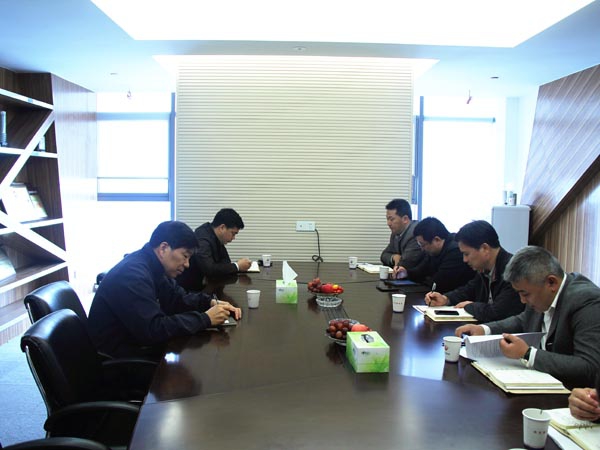 樓永良董事長(zhǎng)到裝飾集團(tuán)檢查工作