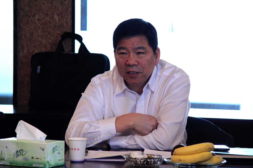 控股集團董事長樓永良到裝飾集團檢查指導工作